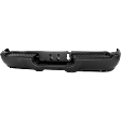 2024 Ram 2500 - Rear Step Bumper, Crew Cab Pickup, For Models With Park Assist System, Dual  Wheels and Fog Lights, Painted Black, Face Bar and Pads, With mounting bracket(s)