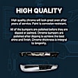 2019-2024 Ram 2500 - Step Bumper, Chrome, Face Bar Only, without Pad Provision, For Models without Park Assist System, with Fog Lights