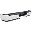 2019-2024 Ram 2500 - Step Bumper, Chrome, Face Bar Only, without Pad Provision, For Models with Park Assist System and Single Rear Wheels, without Fog Lights