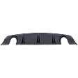 Rear Valance, Textured Black