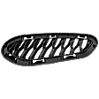 Rear, Driver Side Bumper Grille, Textured Black
