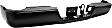 Step Bumper, Powdercoated Black Face Bar Only; With pad provision Without mounting bracket(s)