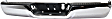 2013-2018 Ram 2500 - Step Bumper, Chrome Face Bar and Pads Without mounting bracket(s)