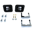 Step Bumper, Chrome Face Bar and Pads With mounting bracket(s)