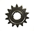 253--520-15GP 88-05 Honda CR 250R/ CR500R/ TRX450R Front Grooved Sprocket - 520-14P T, Steel, Natural