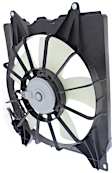 Radiator Fan - Driver Side Fan Blade, Motor and Shroud, 4 Cyl., 2.4L Engine