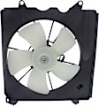 Radiator Fan - Driver Side Fan Blade, Motor and Shroud, 4 Cyl., 2.4L Engine
