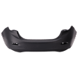 Front Primed Bumper Cover, With Fog Light Holes, Without Parking Aid Sensor Holes, CAPA CERTIFIED