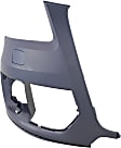 Front, Passenger Side Primed Bumper Cover, For Models Without S-Line Package, Without Parking Aid Sensor Holes
