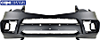 Front Primed Bumper Cover, 4 Cyl., 2.3L Engine, CAPA Certified