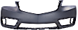 Front Primed Bumper Cover, 6 Cyl., 3.5L Engine, Without Parking Aid Sensor Holes, CAPA Certified
