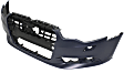 Front Primed Bumper Cover, For Models Without S-Line Package, With Fog Light Holes, Without Parking Aid Sensor Holes