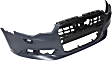 Front Primed Bumper Cover, For Models Without S-Line Package, With Fog Light Holes, Without Parking Aid Sensor Holes