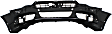 Front Primed Bumper Cover, For Models Without S-Line Package, With Fog Light Holes, Without Parking Aid Sensor Holes