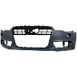 Front Primed Bumper Cover, For Models Without S-Line Package, With Fog Light Holes, With Parking Aid Sensor Holes