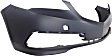 2015-2017 Acura TLX - Front Primed Bumper Cover, Without Parking Aid Sensor Holes, CAPA Certified
