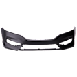 Front Primed Bumper Cover, For Models Without S-Line Package, Without Headlight Washer Holes, With Parking Aid Sensor Holes, CAPA CERTIFIED