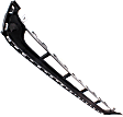 Front, Lower Bumper Grille, Textured Black