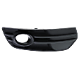 Front, Passenger Side Fog Light Trim, Primed, Without S-Line Package