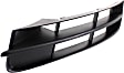 Front, Driver Side, Outer Bumper Grille, Textured Black, For Models Without S-Line Package
