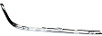 Front, Driver Side, Lower Bumper Trim, Chrome, Sedan
