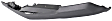 Front, Driver or Passenger Side, Lower Bumper Trim, Textured, Base Model