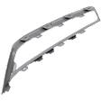 Grille Trim, Driver Side, Painted Silver, Base Model