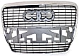 2006-2008 Audi A6 - Grille Assembly, Chrome Shell with Painted Silver Insert