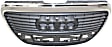 2006-2008 Audi A6 - Grille Assembly, Chrome Shell with Painted Silver Insert
