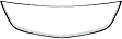 Grille Trim, Center, Chrome