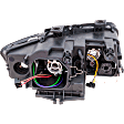 Driver Side Halogen Headlight, Without bulb(s), OE Replacement