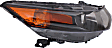 Passenger Side HID/Xenon Headlight, Without bulb(s), OE Replacement
