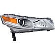 Passenger Side Headlight, without Bulb, HID/Xenon, Clear Lens