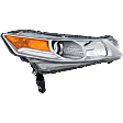 Passenger Side Headlight, without Bulb, HID/Xenon, Clear Lens