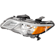 Driver Side Headlight, with Bulb, Halogen, Clear Lens, Base Model