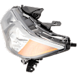 Driver Side Headlight, with Bulb, Halogen, Clear Lens, Base Model