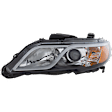 Driver Side Headlight, with Bulb, Halogen, Clear Lens, Base Model, CAPA Certified
