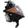 Passenger Side Headlight, without Bulb, HID/Xenon, Clear Lens, Base Model, 6 Cyl., 3.7L Engine, CAPA CERTIFIED