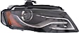 Passenger Side Headlight, without Bulb, HID/Xenon, Clear Lens