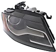 Passenger Side Headlight, without Bulb, HID/Xenon, Clear Lens