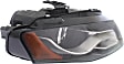 Passenger Side Headlight, without Bulb, HID/Xenon, Clear Lens