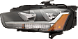2013-2016 Audi A4 - Driver Side Headlight, with Bulb, Halogen, B8 Body Code