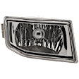 Front, Passenger Side Halogen Fog Light, Without bulb(s)