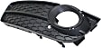 Driver Side Fog Light Trim, Textured Black