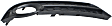 Driver Side Fog Light Trim, Textured Black
