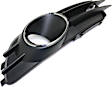 Front, Passenger Side Fog Light Trim, Black, without S-Line Package, with Adaptive Cruise Control