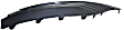 Front, Passenger Side Fog Light Trim, Textured Black