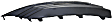 Driver Side Fog Light Trim, Textured Black