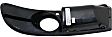 Front, Passenger Side Fog Light Trim, Primed, Base/Avant Models (Also fit Cabriolet Model, 3.2 Liter Engine)
