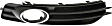 2011 Audi A3 Quattro - Front, Passenger Side Fog Light Trim, For Models With Sport Package, Black